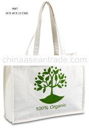 Organic cotton document bag
