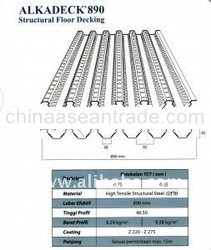 STRUCTURAL DECKING Type ALKADECK 890