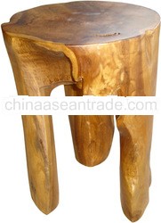 TEAK ROOT STOOL
