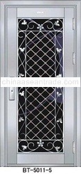 stainless steel door