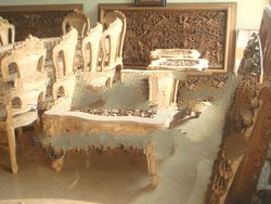 Teak Coffee Table 3 D Carving