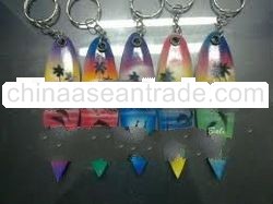 Surfing Key Ring