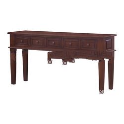French Console Table with 5 Drawers