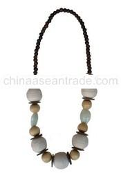 Wooden Beaded Necklace