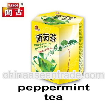 kakoo green tea with peppermint flavor green tea with peppermint flavour peppermint in green tea