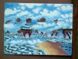 Jade stone handicraft Painting