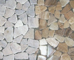 sunset marble mosaic