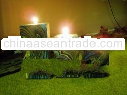 Square Terracotta Candle Holder Set 3