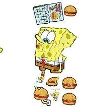 Krusty Krab-7 LARGE Wall Accent Murals / Stickers