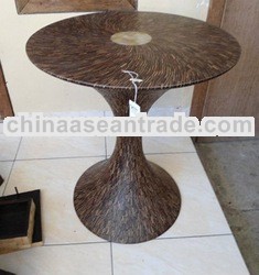 slices round side table