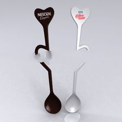 custom shape spoon with "mug rest"