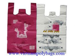  shopping plastic poly t-shirt bags