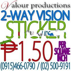 2-WAY VISION STICKER PRINTING