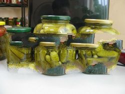 PICKLED CUCUMBER IN JAR