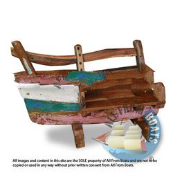 Reclaimed, Recycled Boatwood Sofa