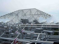 PASANG RANGKA ATAP BAJA RINGAN MURAH, BERMUTU, BERGARANSI TRUSS processing