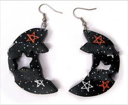 High Quality Women Costume Handmade Fashion Wood Earring