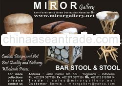 Teak Root Furniture - Bar Stool & Stool