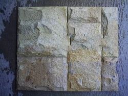 Elegant Split Surface Beige Sandstone Wall Cladding for External and Internal Use