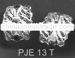PJE 13 T Silver Earring