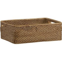 Rattan RLB - 13003 - Rattan storage - Rectangular Low Open ToteHamper