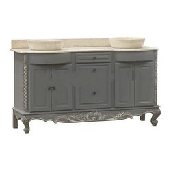 Simply Bathroom Vanity with Cream marble Top