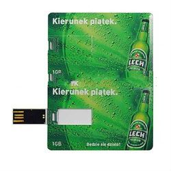 Plastic credit card USB flash thumb drive, memory card gift