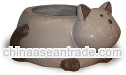  clay animal planter
