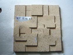 Interlocking Stone Wall Tiles - Yellow Limestone