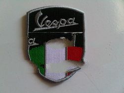 vespa italy patch badges