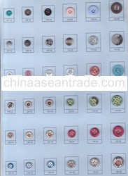 polyester button (resin)