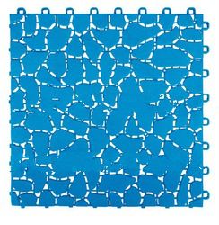 Economy Anti Slip Marble Floor Mat - 0167E Blue