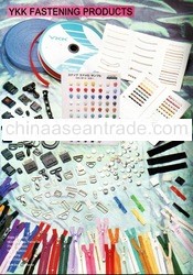 YKK Zipper and Garment Accessories