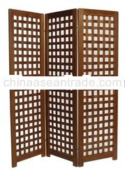Teak Folding Screen