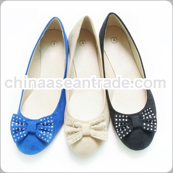 ladies ballerina fashion style bow with diamond