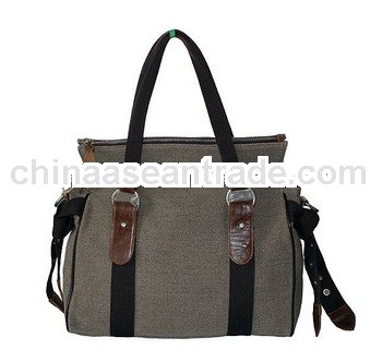 ladies canvas zipped handbag new fashion