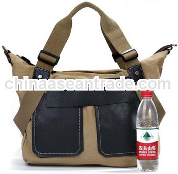lady canvas shoulder bag and handbag