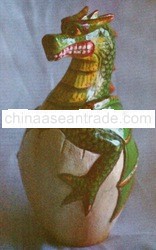Hand-carved Dragon Egg