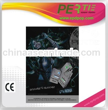 laser projection advertising e-paper display for POP decca advertisement