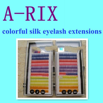 lash manufactory colorful mink eyelash extension