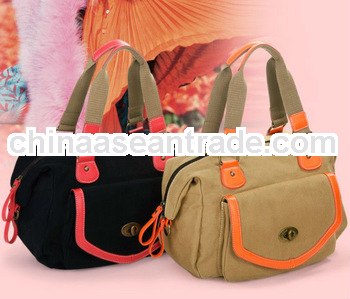 latest design handbag canvas handbag for girls