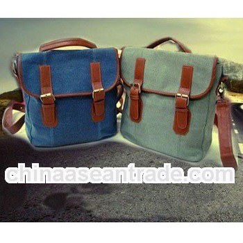 latest design shoulder bag messenger canvas bag for women