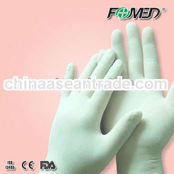 latex powder free examination glove for hospital with CE