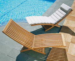 Teak Sun Loungers