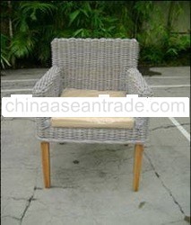 CHAIR MADE OF KUBU GREY RATTAN