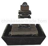 Pagoda Fountain with Lava Stone