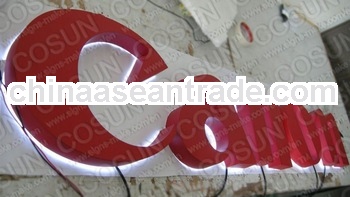 led back light outdoor used box sign