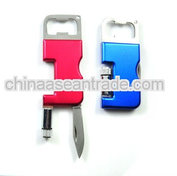 led bottle opener with small knife