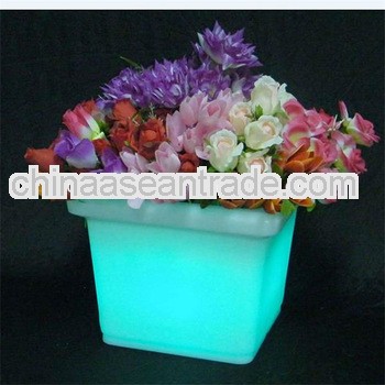 led flower pot/plastic flower pot/led vertical garden