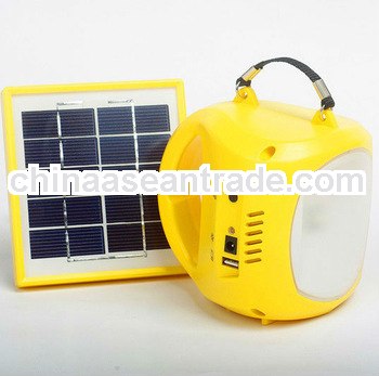 led solar outdoor camping lantern with charger function